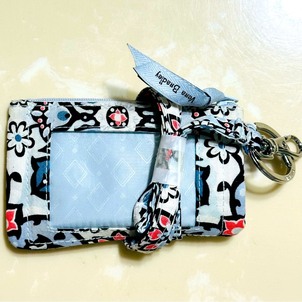 Vera Bradley Cotton Zip Id Case Wallet